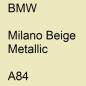 Preview: BMW, Milano Beige Metallic, A84.